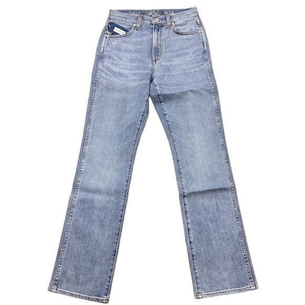 NWT Daily Blue Women's Burn Straight Leg Jeans Size 27 Blue Denim‎